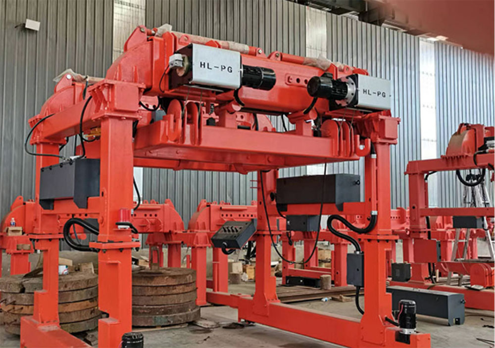 地铁轨道铺设起重机