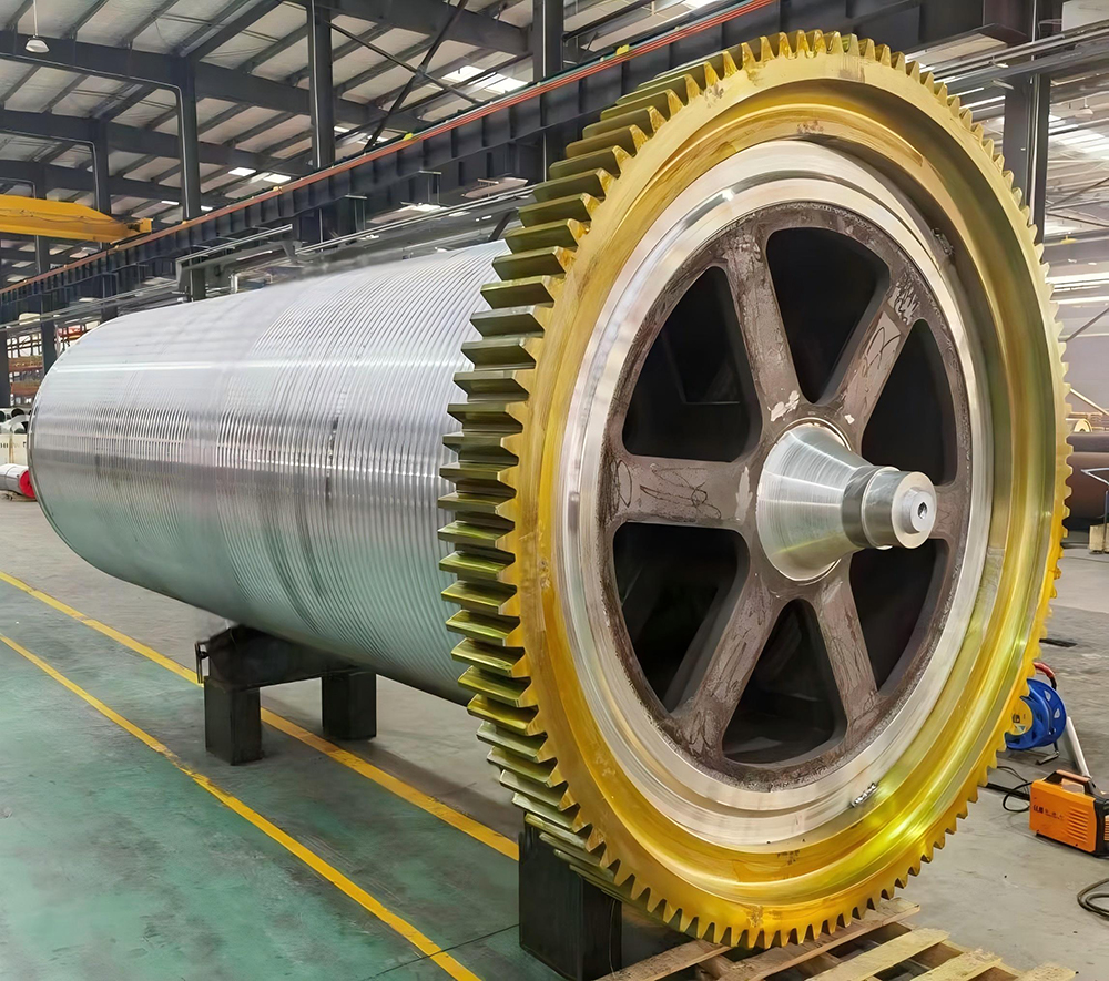 带开式齿轮卷筒